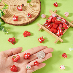 30Pcs 5 Styles Opaque Acrylic Beads&nbsp;MACR-TA0002-94