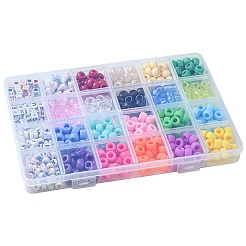 Iridescent Plastic Pearlized Beads Set&nbsp;FIND-FS0002-35