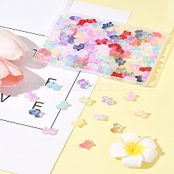 120Pcs 15 Colors Transparent Spray Paint Glass Beads&nbsp;GLAA-FS0002-12B