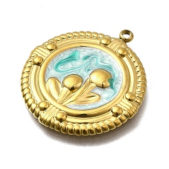 304 Stainless Steel Enamel Pendants&nbsp;LS-STAS-Z163-26G