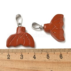 Natural Red Jasper Pendants&nbsp;G-Z067-01P-10