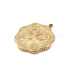 304 Stainless Steel Pendants&nbsp;STAS-Z135-05G