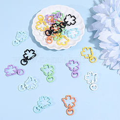24Pcs 8 Colors Baking Paint Zinc Alloy Swivel Clasps&nbsp;FIND-SC0020-78