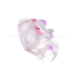 Halloween Transparent Resin Pendants&nbsp;CRES-B024-01P-06