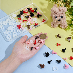 54 Bags Heart Plastic Safety Craft Noses&nbsp;FIND-PH0028-79