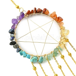 Heart Glass Pendant Decoration&nbsp;HJEW-JM02121