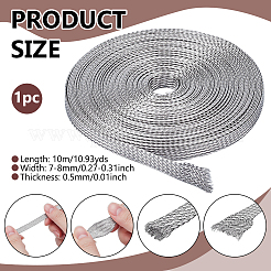 304 Stainless Steel Wire Braided Strap&nbsp;STAS-WH0044-114B