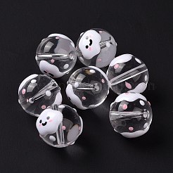 Transparent Glass Beads&nbsp;LAMP-B021-03B-11