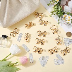 12Pcs Bowknot Alloy Decorative Buckles&nbsp;FIND-CP0003-69