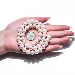 Natural Cultured Freshwater Pearl Beads Strands&nbsp;PEAR-N013-10A
