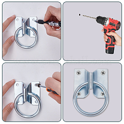 4Pcs Iron Fixed Buckle&nbsp;AJEW-GA0010-95