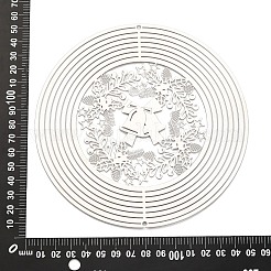 201 Stainless Steel Connector Charms/Links&nbsp;STAS-D386-05B-P