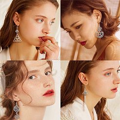 DIY Knot Drop Earring Making Kit&nbsp;DIY-SC0018-18