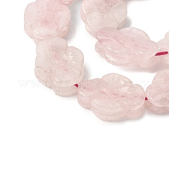 Natural Rose Quartz Carved Beads Strands&nbsp;G-B136-D01