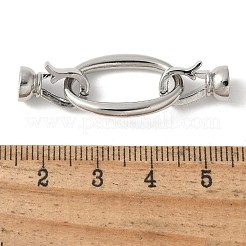 Brass Fold Over Clasps&nbsp;KK-M320-29P