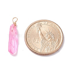 Natural Quartz Dyed Pendants&nbsp;PALLOY-JF01269-01