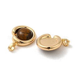 Natural Tiger Eye Pendants&nbsp;KK-M270-40G