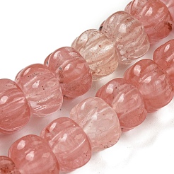 Cherry Quartz Glass Beads Strands&nbsp;G-G142-A04-01