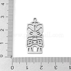 304 Stainless Steel Pendants&nbsp;STAS-U041-03B-P