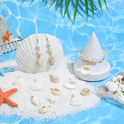 50Pcs 5 Styles Mixed Natural Shell Pendants&nbsp;FIND-SC0015-68