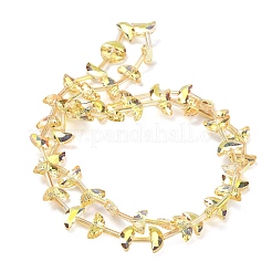 Electroplate Transparent Glass Beads&nbsp;EGLA-H112-05HP-02