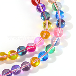 Synthetic Moonstone Beads Strands&nbsp;G-S283-10mm-M2
