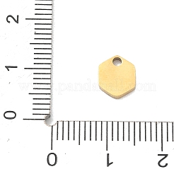 304 Stainless Steel Charms&nbsp;SA-CBA2714-01B-G