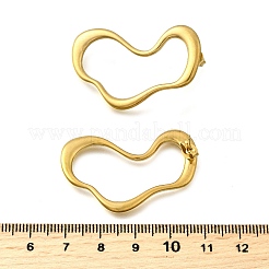 304 Stainless Steel Nuggets Stud Earrings&nbsp;EJEW-U069-01G