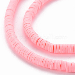 Handmade Polymer Clay Bead Strands&nbsp;CLAY-T002-4mm-71