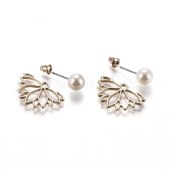 Alloy Stud Earrings&nbsp;EJEW-H107-01G