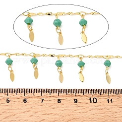 Brass Horse Eye Link Chains&nbsp;KK-D391-03G