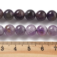 Natural Amethyst Beads Strands&nbsp;G-G779-8MM-05A