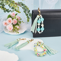 4Pcs PU Leather Pendant Decorations&nbsp;AJEW-SC0003-23B