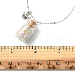 Bee Alloy Pendant Necklace&nbsp;NJEW-FZ00023