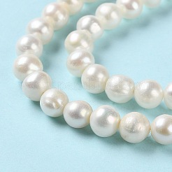 Natural Cultured Freshwater Pearl Beads Strands&nbsp;PEAR-E018-40