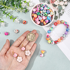 Handmade Polymer Clay Beads&nbsp;CLAY-PA0001-08B