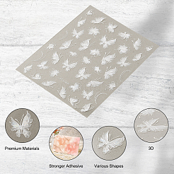 Butterfly Pattern PET Nail Art Stickers&nbsp;MRMJ-WH20017-011A