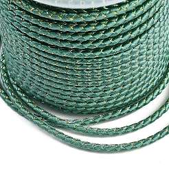 11M Polyester Braided Cord with Cotton Core & Metallic Thread&nbsp;OCOR-Z006-01-37