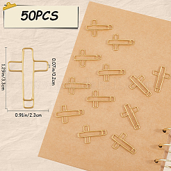 108pcs 6 Colors Metal Paper Clip&nbsp;AJEW-CP0008-65D