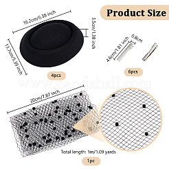 Cloth Hat Decoration Set&nbsp;AJEW-OC0005-30
