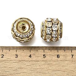Brass Rhinestone Beads&nbsp;KK-D295-02G-01