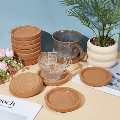 Cork Cup Mats&nbsp;WOOD-WH0050-055