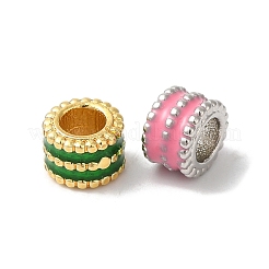 Rack Plating Brass Enamel Beads&nbsp;KK-S375-01