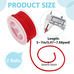 Nylon Milan Cord&nbsp;NWIR-WH0816-002C-01