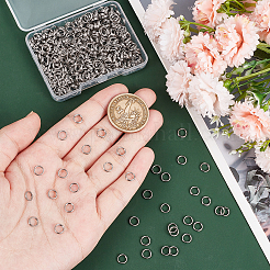 400Pcs 304 Stainless Steel Split Rings&nbsp;FIND-UN0016-08