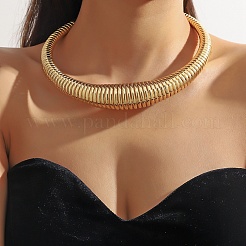 Chunky Alloy Snake Chain Choker Necklaces for Women&nbsp;FS-WG830F0-01