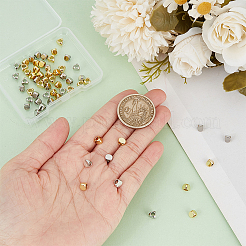 60Pcs 2 Colors Brass Spacer Beads&nbsp;KK-GO0001-36