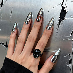 Stainless Steel DIY Nail Art Templates&nbsp;MRMJ-WH0092-280