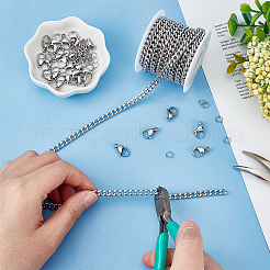 DIY Chain Bracelet Necklace Making Kit&nbsp;DIY-UN0004-19