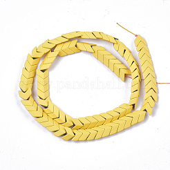 Spray Painted Non-magnetic Synthetic Hematite Beads Strands&nbsp;G-T116-25-24